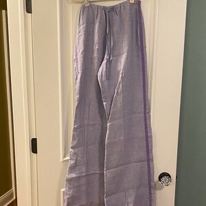 Elegant Lavender Flare Pants